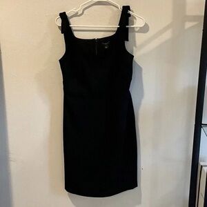 Ann Taylor Elegant Black Sleeveless Mini Dress